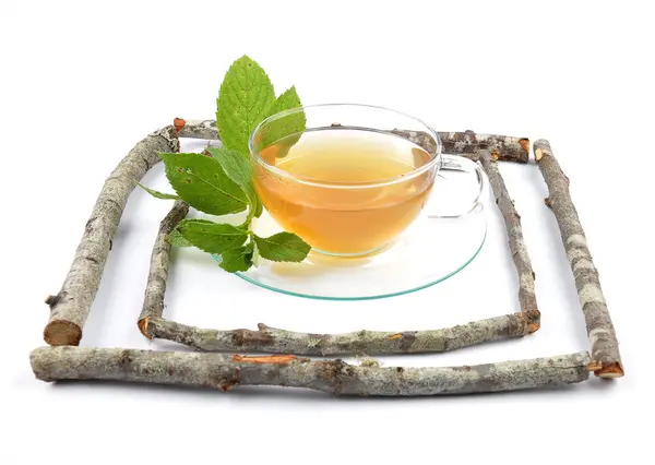 Té de bálsamo de limón — Foto de Stock