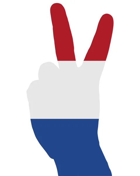 Dutch finger signal — Stock Vector