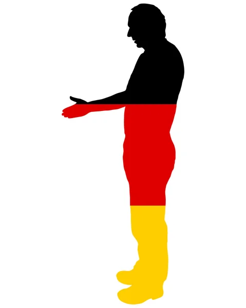 German handshake — Stock Vector