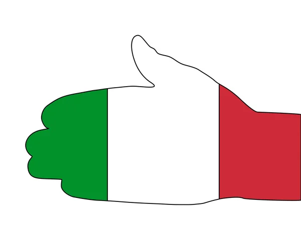 Italský handshake — Stockový vektor
