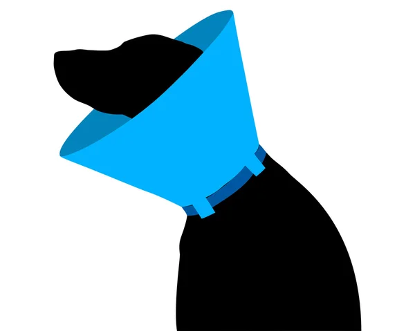 Собака с оборками — стоковый вектор
