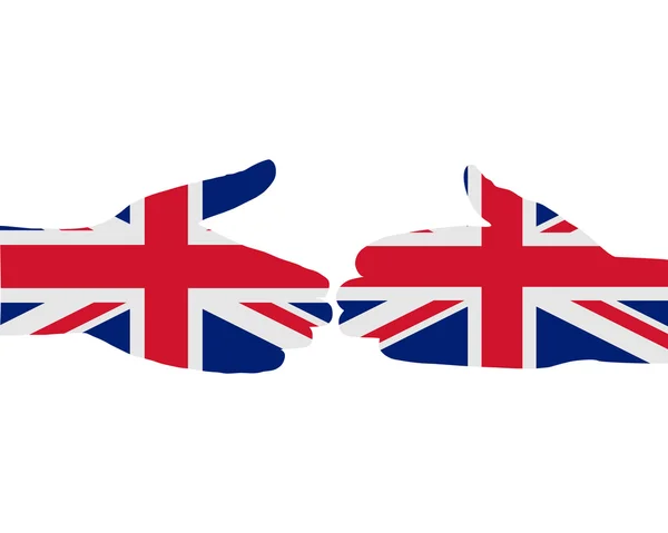 British handshake — Stock Vector