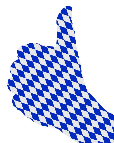 Bavorské prst signál — Stockový vektor