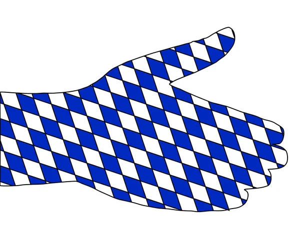 Bavorské handshake — Stockový vektor