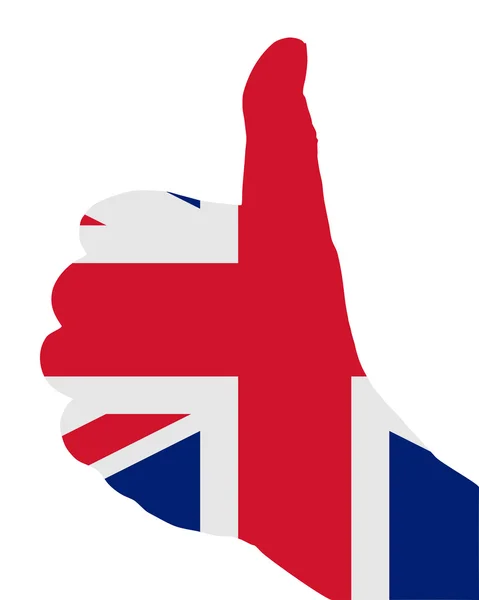 İngiliz parmak sinyal — Stok Vektör