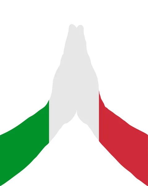 Prière italienne — Image vectorielle