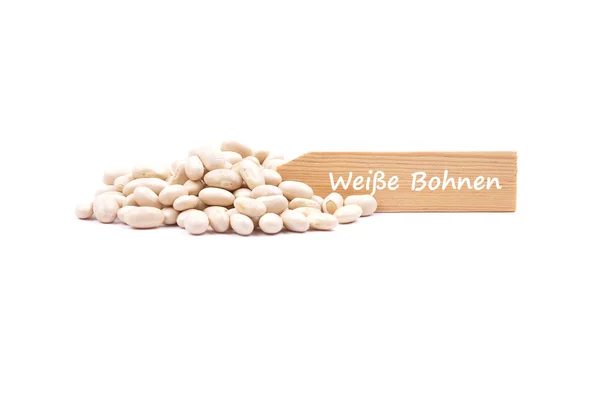 Witte bonen — Stockfoto