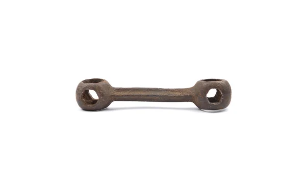 Dogbone wrench on white — Stock Photo, Image
