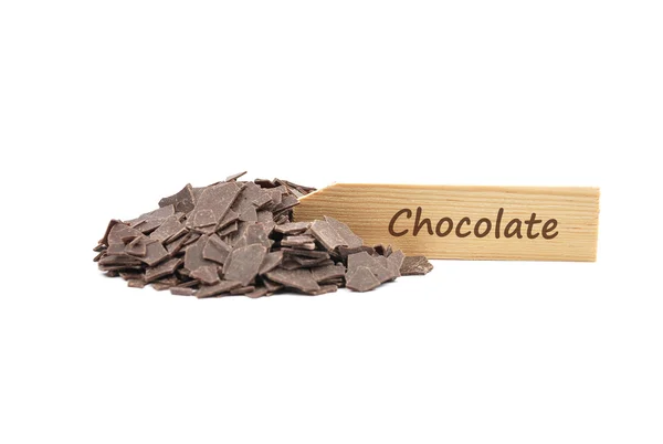 Κομματάκια σοκολάτας — Φωτογραφία Αρχείου