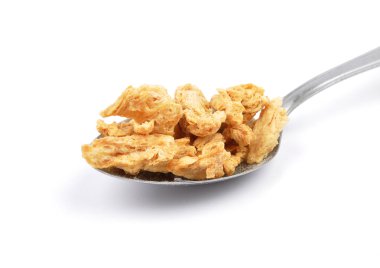 Soya granül kaşık üzerinde