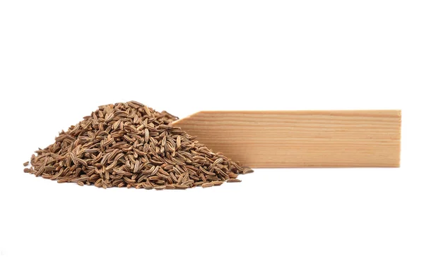 Caraway seeds on plate — Stock Photo, Image