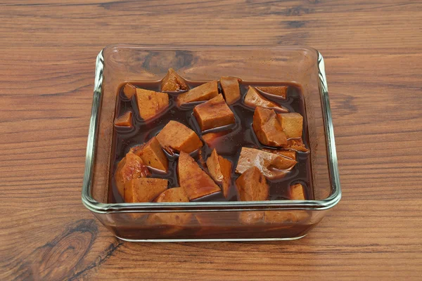 Tofu in Marinade — Stockfoto