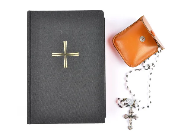 Prayer book with chaplet — Stock Photo, Image