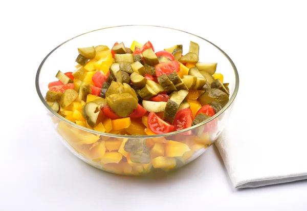 Gemengde aardappelsalade — Stockfoto