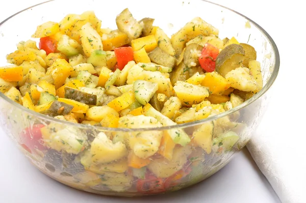 Mixed Potato salad — Stock Photo, Image