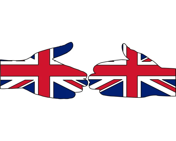 British handshake — Stock Vector