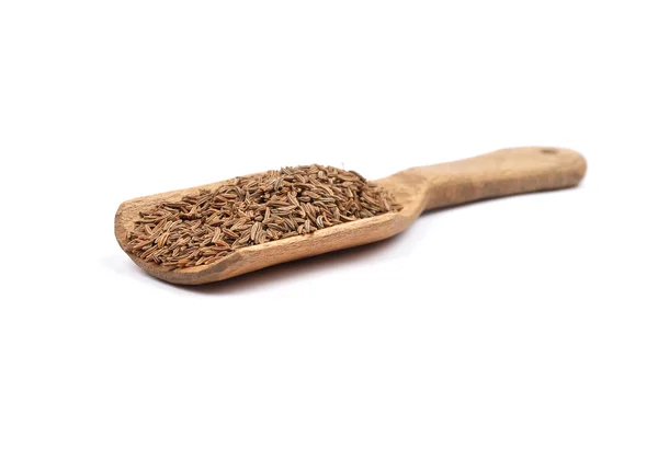 Caraway seeds on shovel — Stock Photo, Image