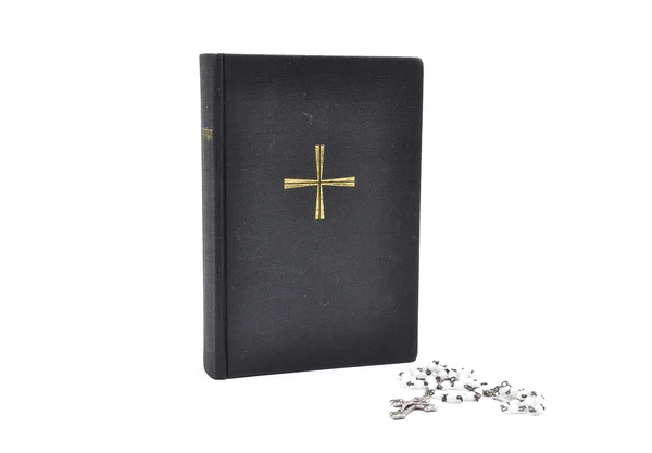 Prayer book with chaplet — Stock Photo, Image