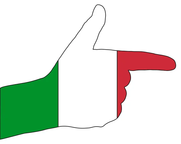 意大利手指信号 — 图库矢量图片