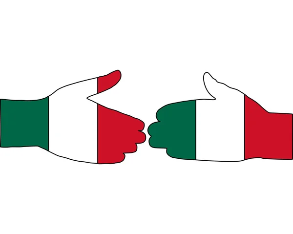 Mexican handshake — Stock Vector