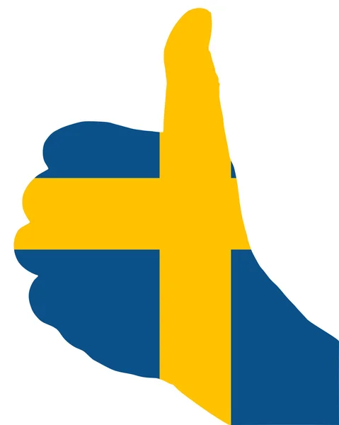 Swedish finger signal — Stock Vector