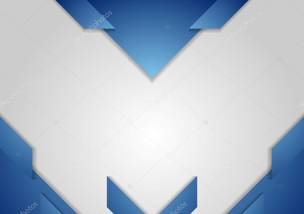 Abstract grey blue geometric background Stock Vector Image by ©saicle 114048312