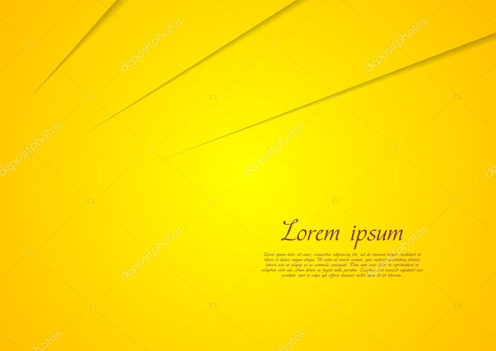 Gelber Hintergrund Vektorgrafik Lizenzfreie Grafiken C Saicle 59267393 Depositphotos