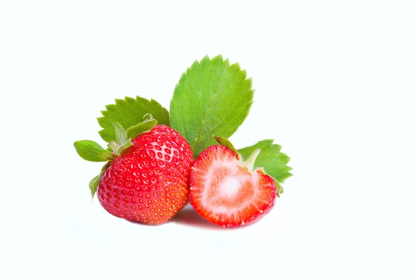 Strawberries on a white background — Stock Photo, Image