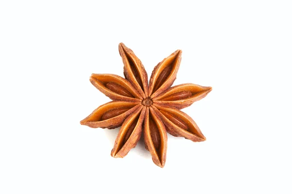 Anise on white photo — Stock Photo, Image