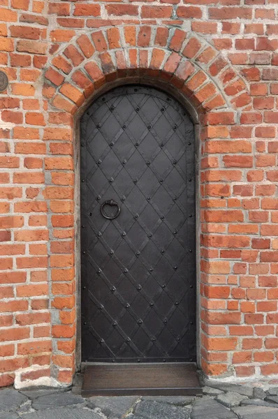 Ancient metal door bar — Stock Photo, Image