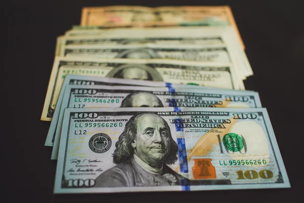 Money 100 dollar bills banknote — Stock Photo, Image