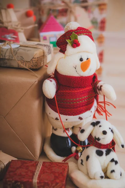 Navidad vintage regalos — Foto de Stock