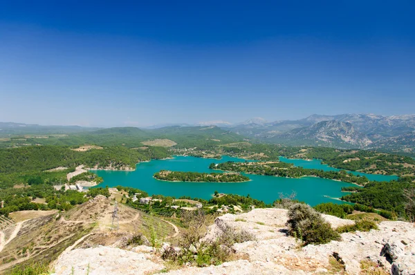 Panorama do desfiladeiro verde perto da cidade de Manavgat, Turquia — Fotografia de Stock