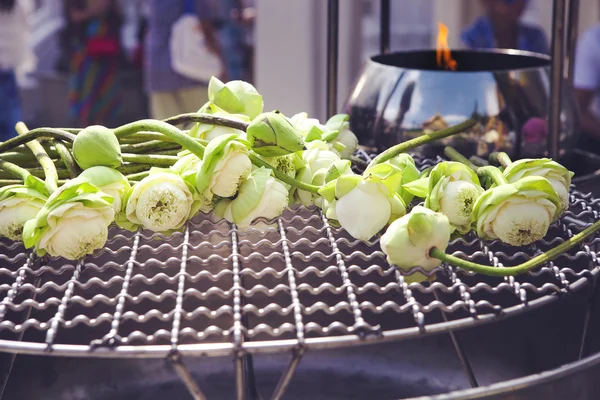 Lotus voor boeddhistische religieuze ceremonie — Stockfoto