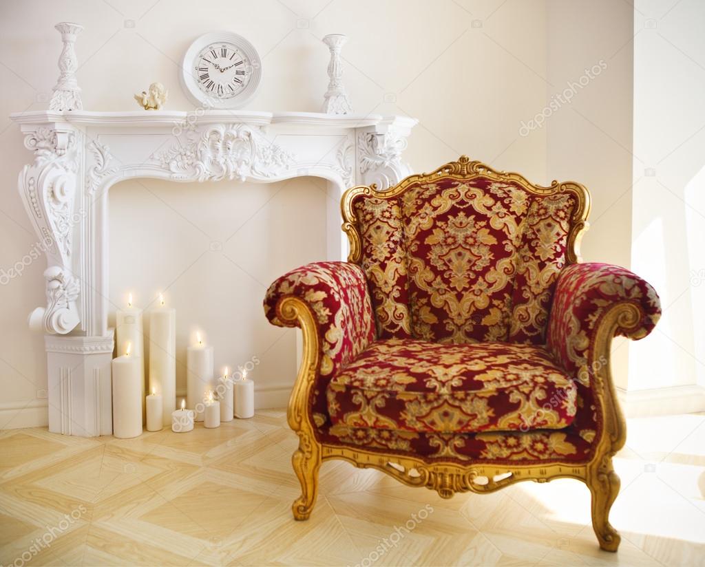 Luxurious vintage armchair 
