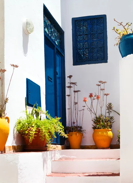 Sidi Bou Said. La Gulett, Tunisko — Stock fotografie