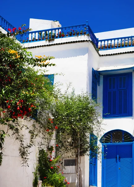 Sidi Bou Said. La Gulett, Tunisko — Stock fotografie