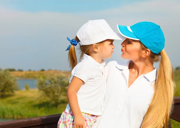 Mother and her little daughter — Stock Photo, Image