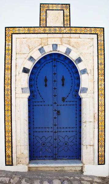 Дверь Сиди Бу Саида. Ла-Гулетт — стоковое фото