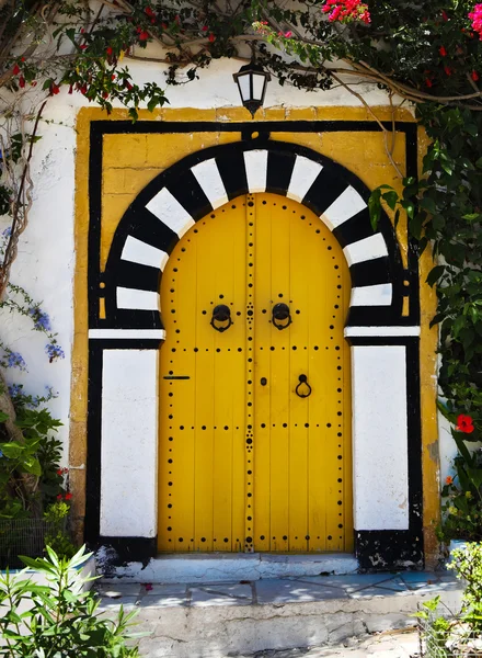 Door of Sidi Bou Said. La Gulett, Tunisia — Stock Photo, Image