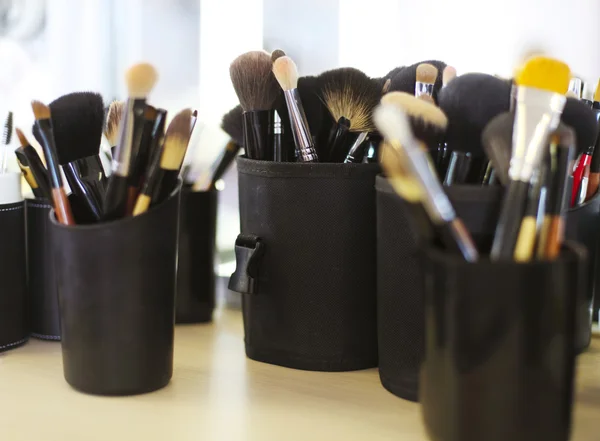 Set of professional cosmetic brushes — Stock Photo, Image
