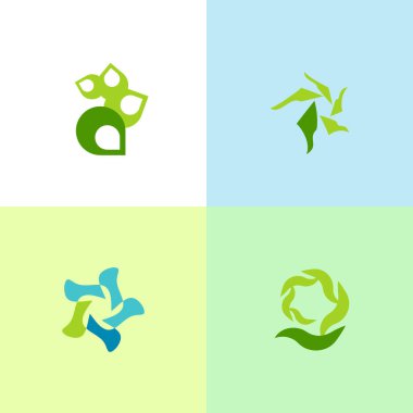 Farklı soyut moda sembolleri