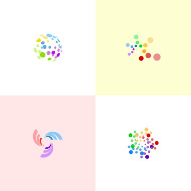 Tasarımınız için farklı soyut moda sembolleri