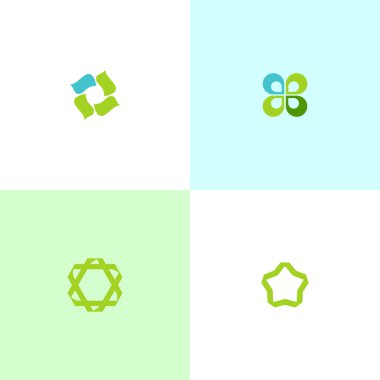 Tasarımınız için farklı soyut moda sembolleri