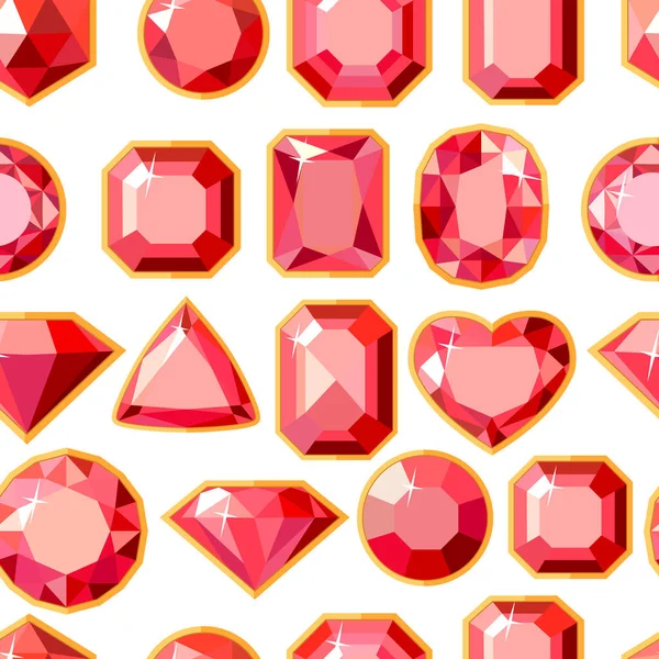 Nahtloses Muster Mit Juwelen Endlose Textur Für Ihr Design — Stockfoto