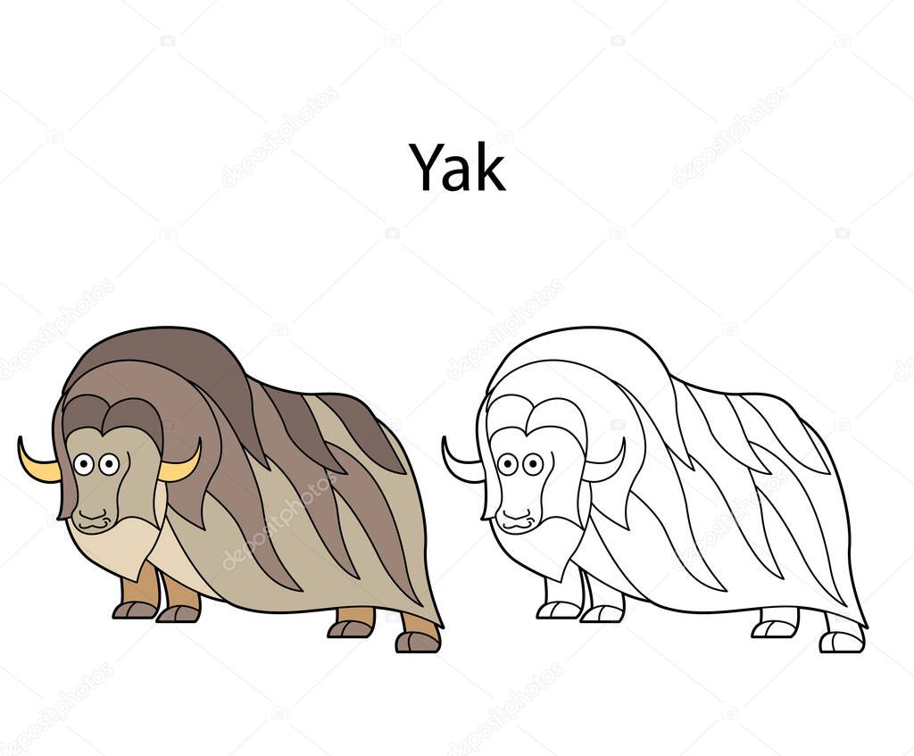 45 animal yak coloring pages - animal coloring pages