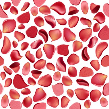 gül yaprakları ile Seamless Modeli