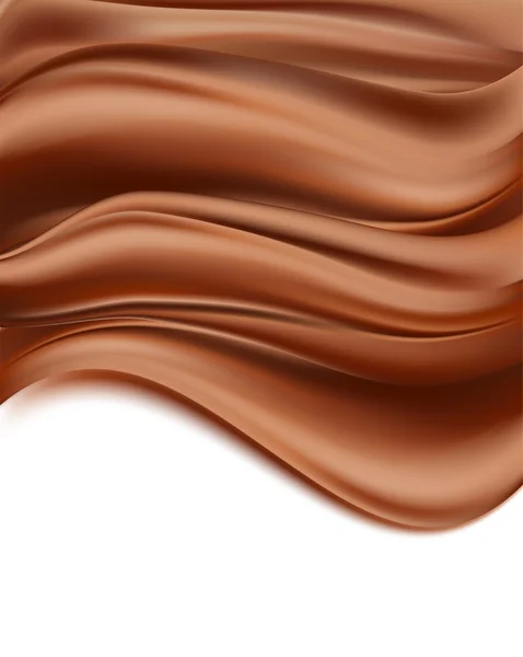Fond chocolat. fond vertical abstrait crémeux — Image vectorielle