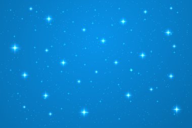 Mavi gece yatay arka plan. Soyut vektör şablonu