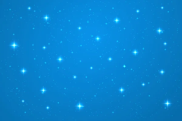 Blaue Nacht horizontal Hintergrund. abstrakte Vektorvorlage — Stockvektor